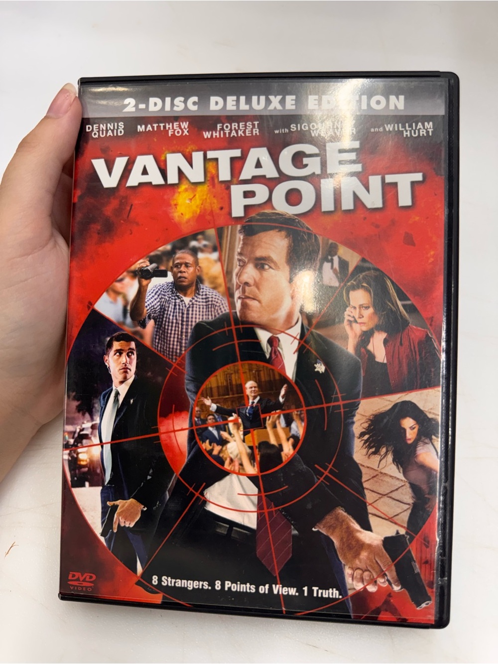 Vantage Point (DVD, 2008) Disc Tested Working Movie
